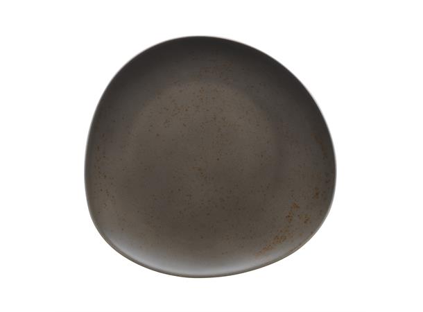 POTTERY tallerken coupe asym. Ø:310mm Dekor: Unique Dark Grey